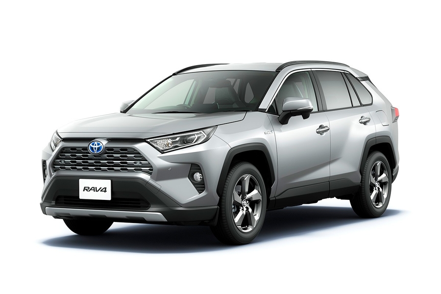 TOYOTA RAV4フロントバンパー シアンメタリック
